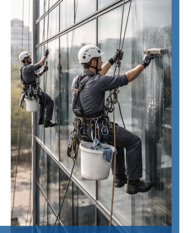 Мойка сплошного остекления в Ангарске, заказать от 308 р.| ВЫСОТНИК-Нгр