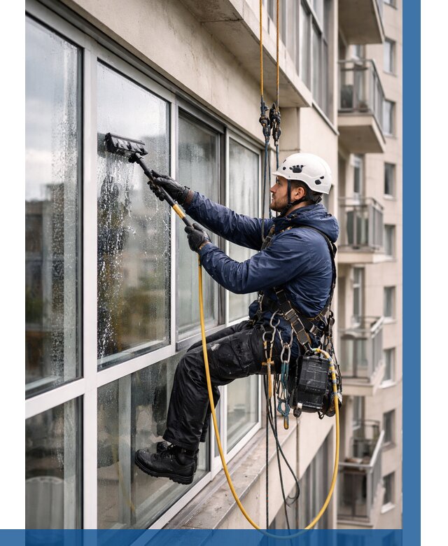 Мойка балконного остекления в Ангарске от 3596 р. | ВЫСОТНИК-Нгр