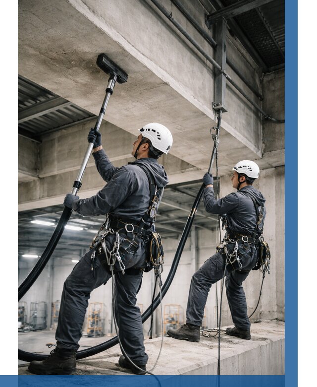 Обеспыливание потолочных конструкций в Ангарске от 257 р. |ВЫСОТНИК-Нгр