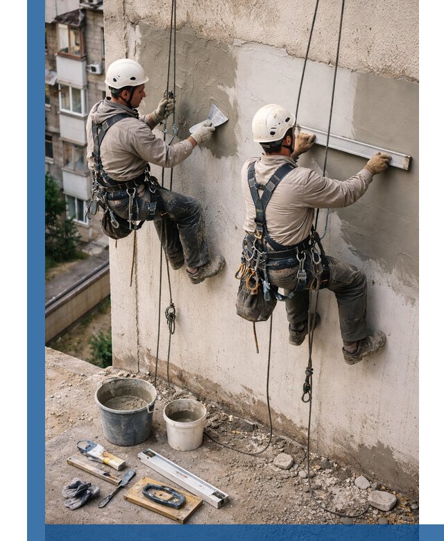 Комплексный ремонт штукатурного фасада с гарантией в Ангарске