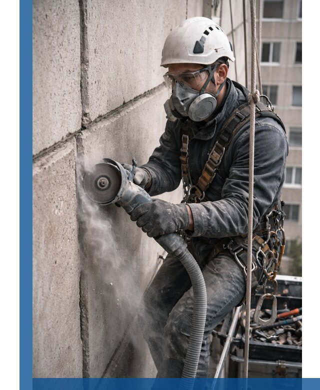 Штробление межпанельных швов в Ангарске качественно и быстро