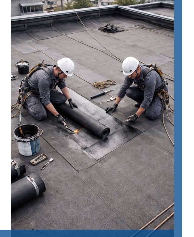 Ремонт мягкой кровли под ключ в Ангарске от 719 р. | ВЫСОТНИК-Нгр