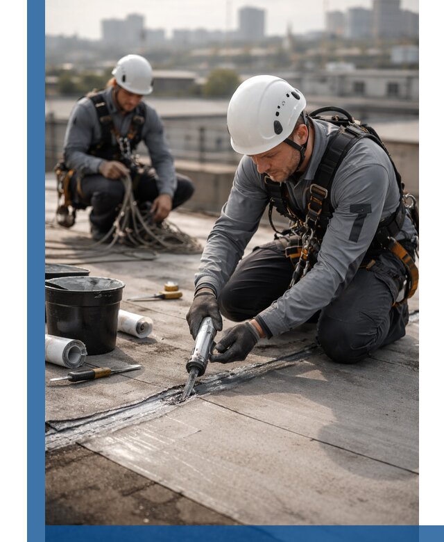 Аварийное и капитальное устранение протечек кровли в Ангарске