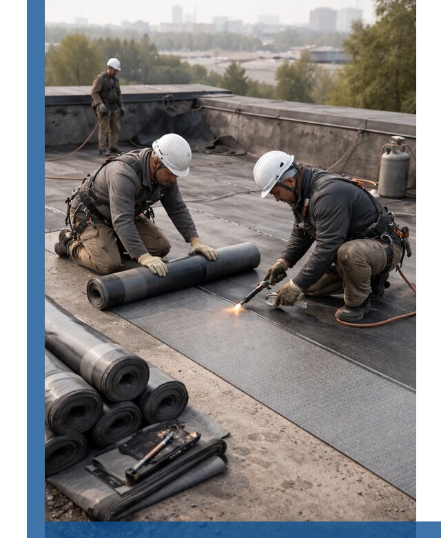 Монтаж мягкой кровли в Ангарске профессионально и надежно