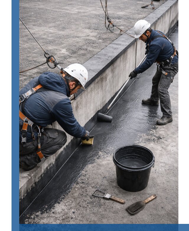 Гидроизоляция кровли жидкой резиной профессионально в Ангарске