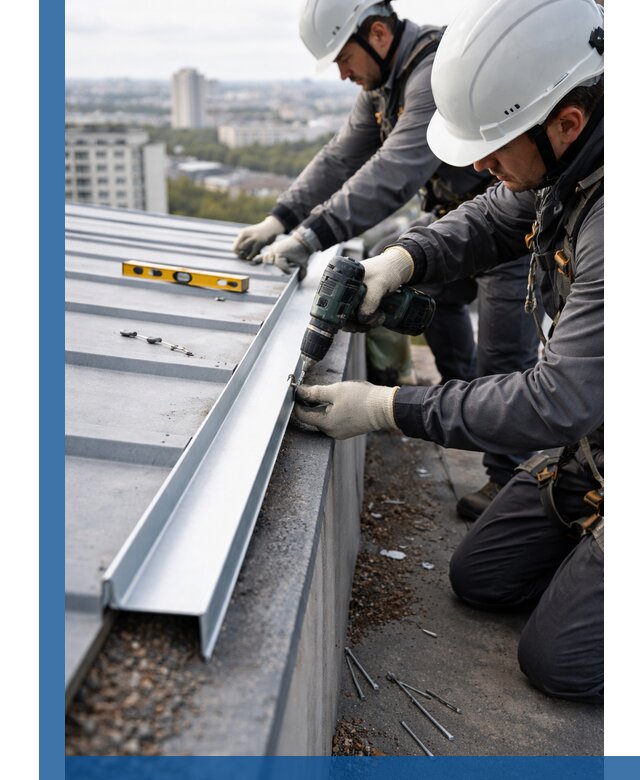 Монтаж капельника на кровле в Ангарске с гарантией качества