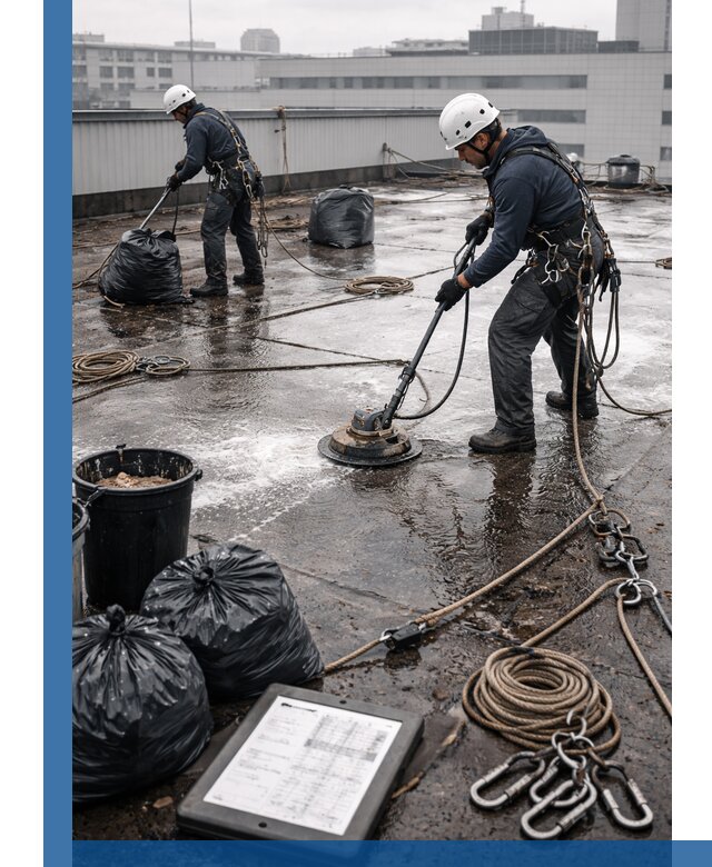 Плановая очистка кровли по графику в Ангарске для безопасности