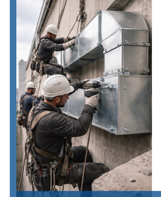 Профессиональный монтаж вентиляционных коробов в Ангарске под ключ