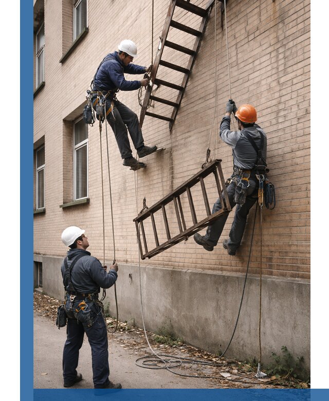 Демонтаж пожарной лестницы в Ангарске быстро и безопасно