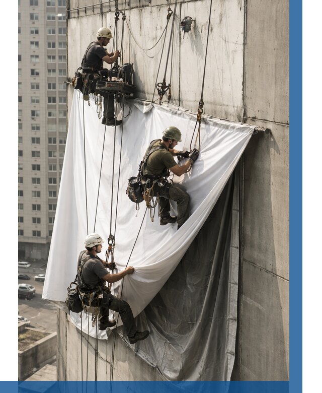 Замена баннерного полотна в Ангарске от 6678 р. | ВЫСОТНИК-Нгр—заказать