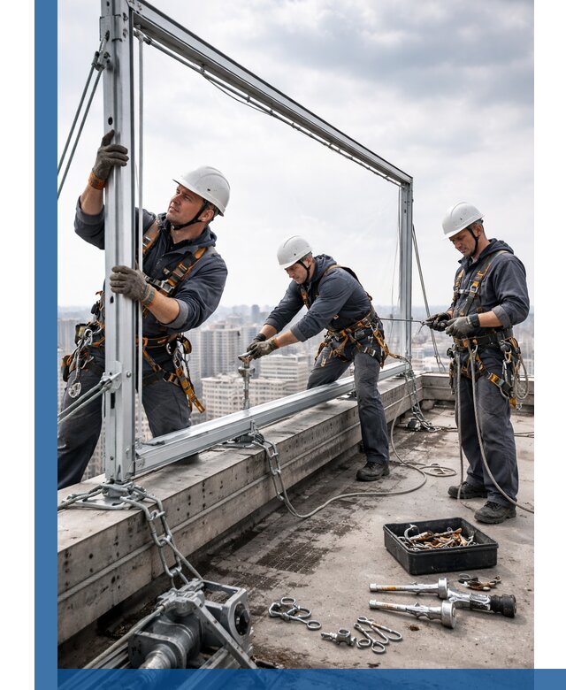 Монтаж крышных рекламных конструкций под ключ в Ангарске