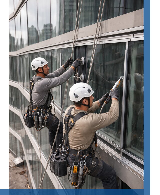 Радиусное остекление фасада в Ангарске от 12329 р. | ВЫСОТНИК-Нгр