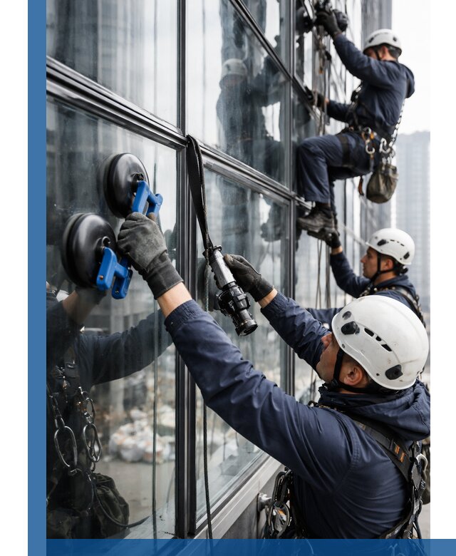 Радиусное остекление фасадов под ключ в Ангарске с гарантиями