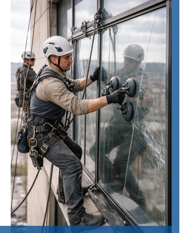 Замена стекла в витраже в Ангарске под ключ от 8733 р. | ВЫСОТНИК-Нгр