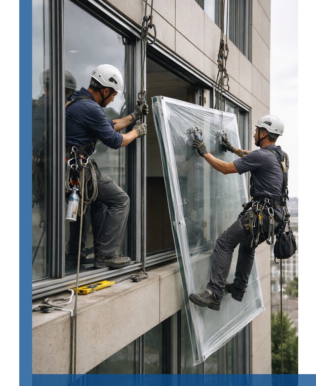 Профессиональная замена стекла в витраже в Ангарске с гарантией
