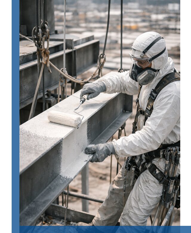 Профессиональная огнезащитная обработка металлоконструкций в Ангарске