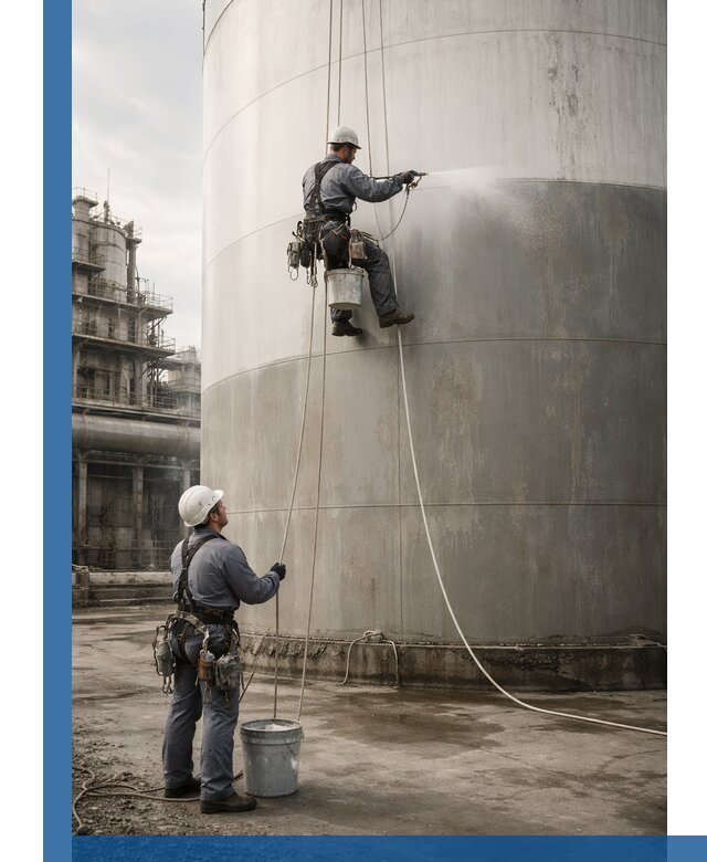 Покраска стальных резервуаров и емкостей в Ангарске профессионально