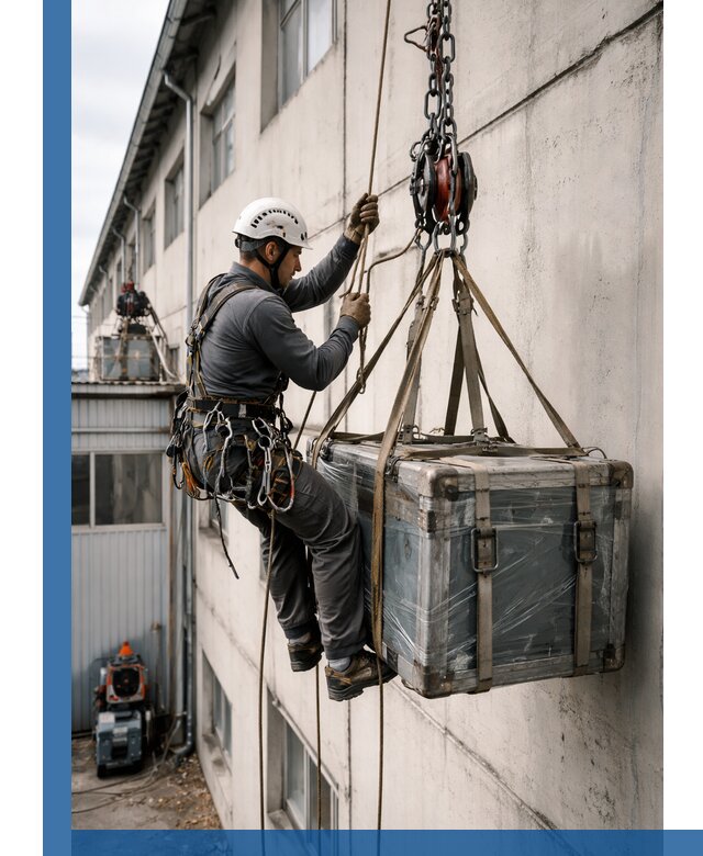 Подъем грузов на высоту в Ангарске для промышленных объектов