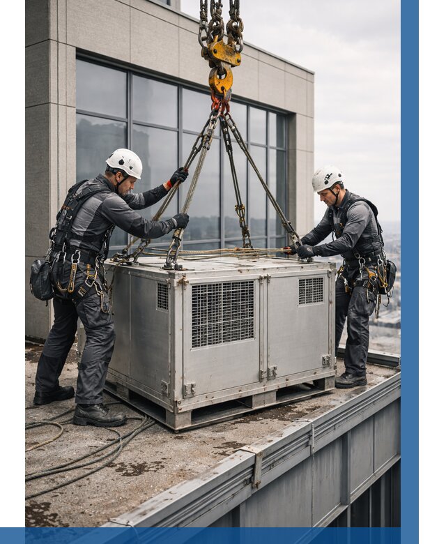 Такелажные работы на высоте в Ангарске от 8219 р. | ВЫСОТНИК-Нгр