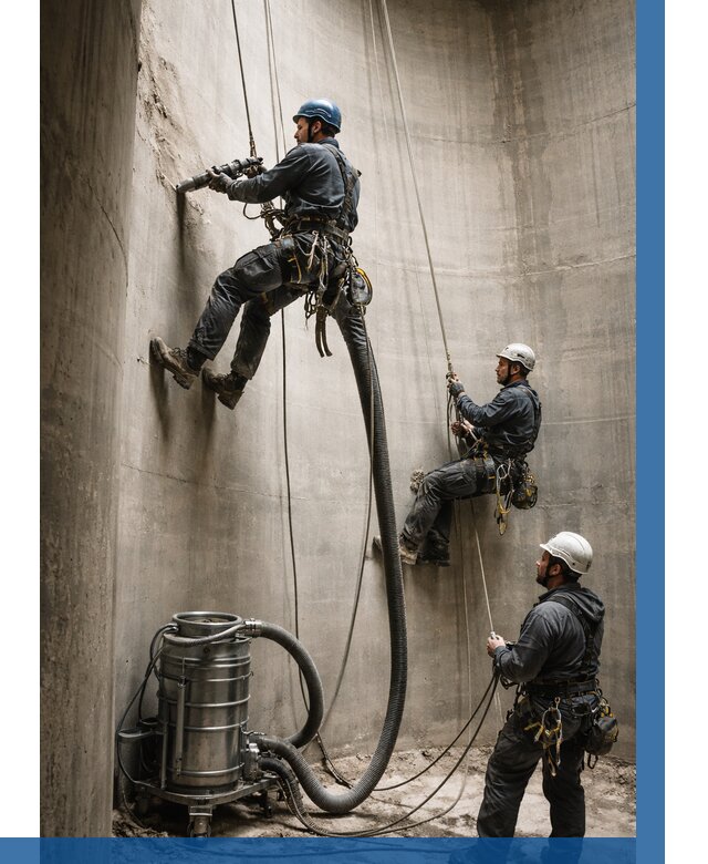 Зачистка силосов в Ангарске от 4623 р. Договор и смета ВЫСОТНИК-Нгр