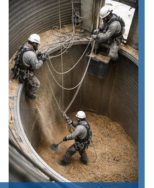 Чистка зерновых бункеров в Ангарске от 12329 р. | ВЫСОТНИК-Нгр