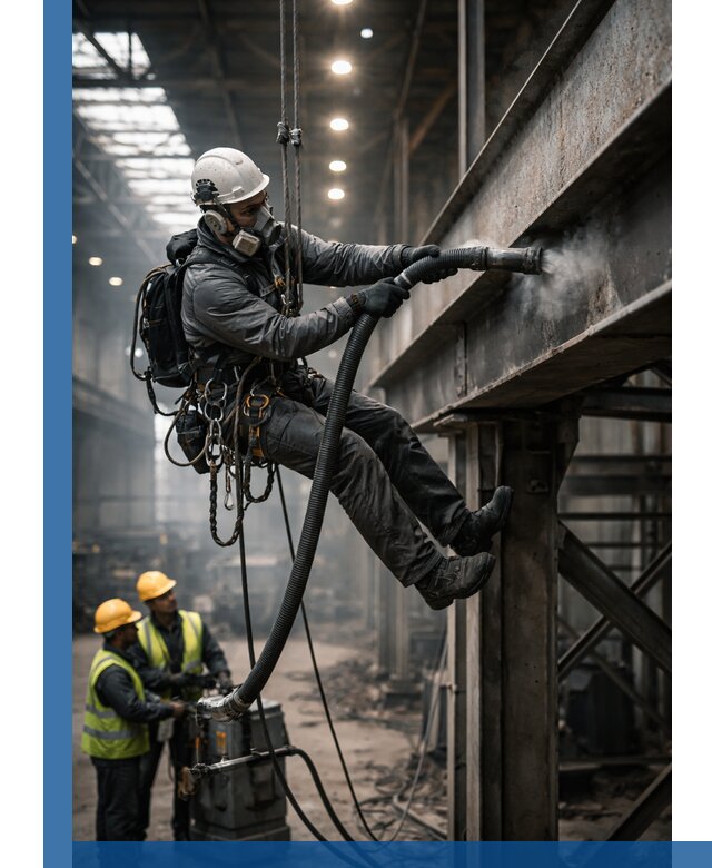 Обеспыливание конструкций в цехах промышленного производства в Ангарске