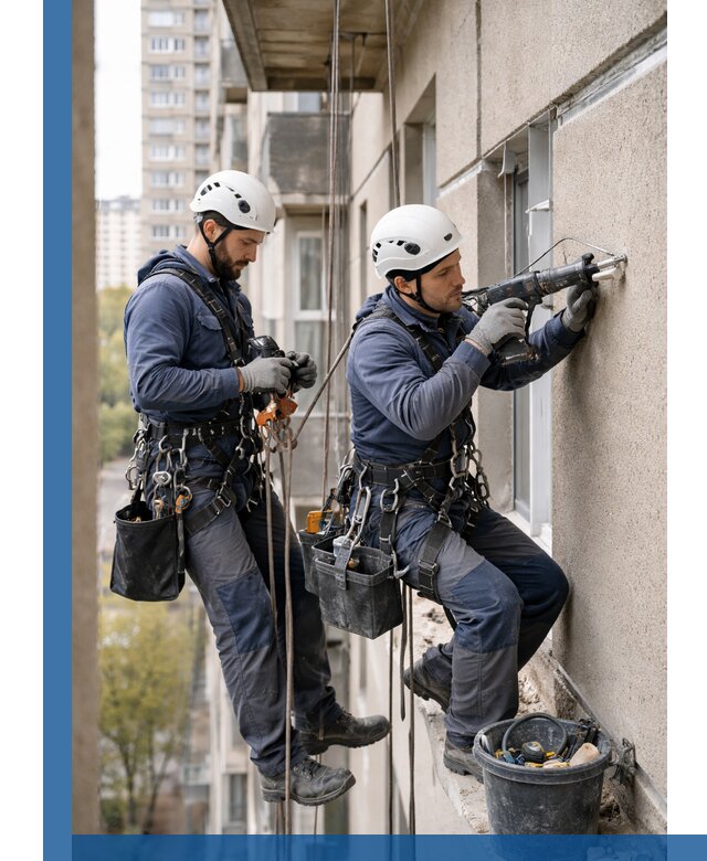 Промышленные альпинисты высотные работы и монтаж в Ангарске